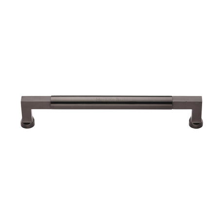 This is an image of a Heritage Brass - Door Pull Handle Bauhaus Design 330mm Matt Bronze Finish, v1312-330-mb that is available to order from Trade Door Handles in Kendal.