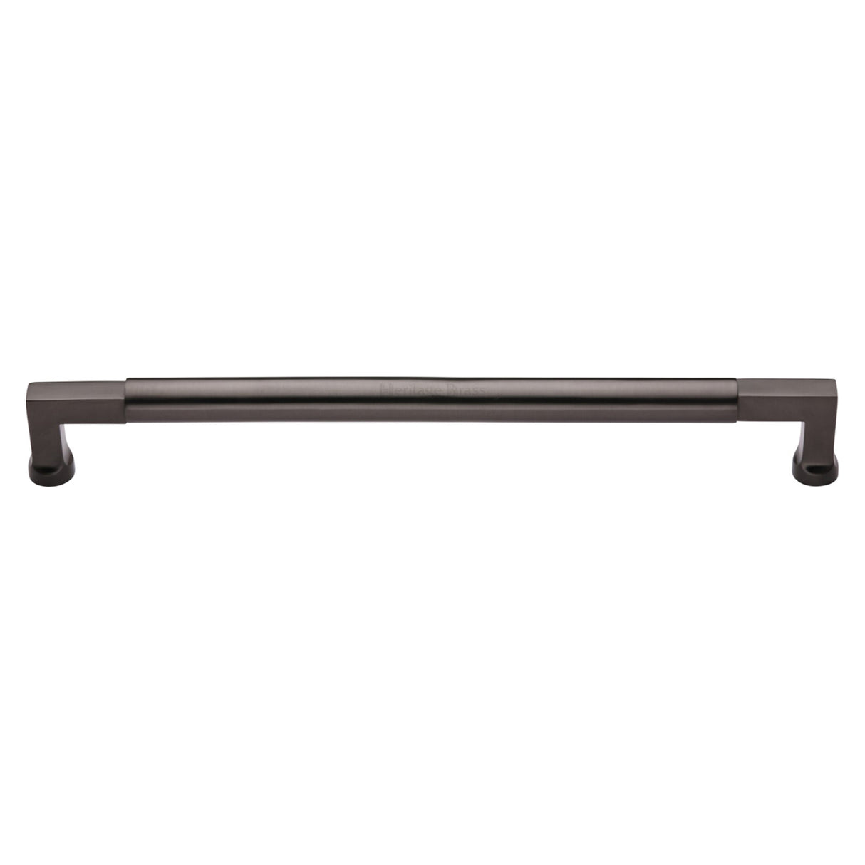 This is an image of a Heritage Brass - Door Pull Handle Bauhaus Design 483mm Matt Bronze Finish, v1312-483-mb that is available to order from Trade Door Handles in Kendal.