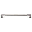 This is an image of a Heritage Brass - Door Pull Handle Bauhaus Design 483mm Satin Nickel Finish, v1312-483-sn that is available to order from Trade Door Handles in Kendal.