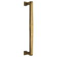 This is an image of a Heritage Brass - Door Pull Handle Deco Design 305mm Antique Brass Finish, v1334-305-at that is available to order from Trade Door Handles in Kendal.