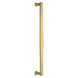 This is an image of a Heritage Brass - Door Pull Handle Deco Design 457mm Polished Brass Finish, v1334-457-pb that is available to order from Trade Door Handles in Kendal.