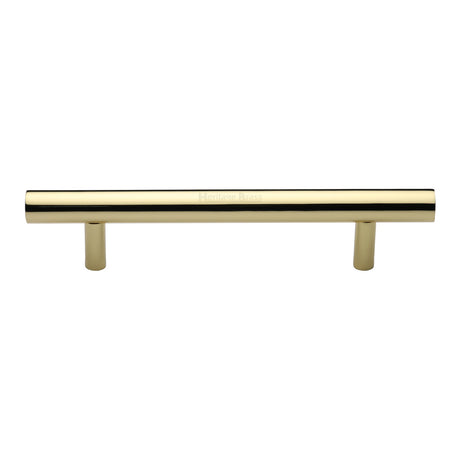 This is an image of a Heritage Brass - Door Pull Handle Bar Design 305mm Polished Brass Finish, v1361-305-pb that is available to order from Trade Door Handles in Kendal.