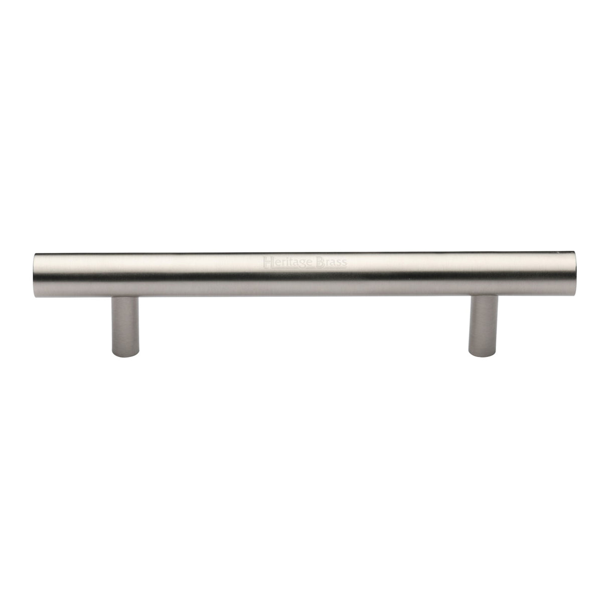 This is an image of a Heritage Brass - Door Pull Handle Bar Design 305mm Satin Nickel Finish, v1361-305-sn that is available to order from Trade Door Handles in Kendal.