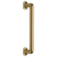 This is an image of a Heritage Brass - Door Pull Handle Traditional Design 330mm Polished Brass Finish, v1376-330-pb that is available to order from Trade Door Handles in Kendal.