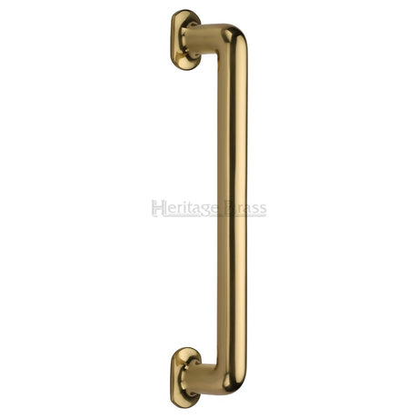 This is an image of a Heritage Brass - Door Pull Handle Traditional Design 482mm Polished Brass Finish, v1376-482-pb that is available to order from Trade Door Handles in Kendal.