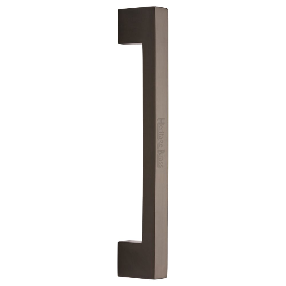 This is an image of a Heritage Brass - Door Pull Handle Urban Design 305mm Matt Bronze Finish, v1390-305-mb that is available to order from Trade Door Handles in Kendal.