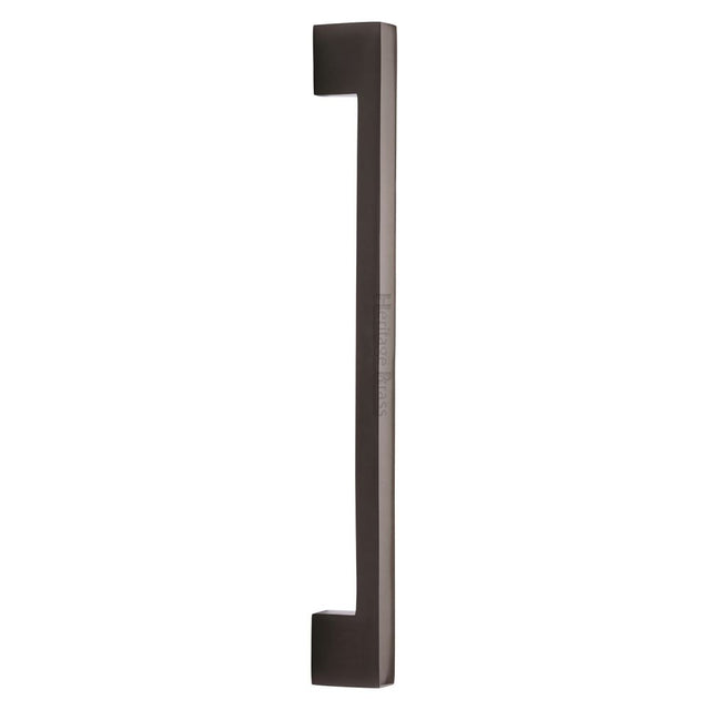 This is an image of a Heritage Brass - Door Pull Handle Urban Design 457mm Matt Bronze Finish, v1390-457-mb that is available to order from Trade Door Handles in Kendal.