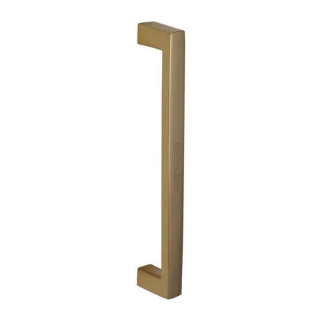 This is an image of a Heritage Brass - Door Pull Handle Polished Brass Finish, v2056-pb that is available to order from Trade Door Handles in Kendal.