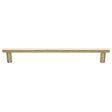 This is an image of a Heritage Brass - Door Pull Handle 19mm Round Bar Design 489mm Satin Brass Finish, v2059-489-sb that is available to order from Trade Door Handles in Kendal.