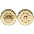 This is an image of a Heritage Brass - Thumbturn & Emergency Release Satin Brass Finish, v4040-sb that is available to order from Trade Door Handles in Kendal.