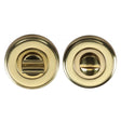 This is an image of a Heritage Brass - Thumbturn & Emergency Release Polished Brass Finish, v4045-pb that is available to order from Trade Door Handles in Kendal.