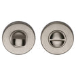 This is an image of a Heritage Brass - Thumbturn & Emergency Release Satin Nickel Finish, v4049-sn that is available to order from Trade Door Handles in Kendal.