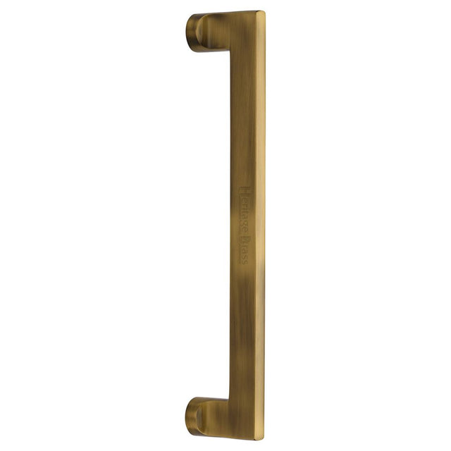 This is an image of a Heritage Brass - Door Pull Handle Apollo Design 307mm Antique Brass Finish, v4150-307-at that is available to order from Trade Door Handles in Kendal.