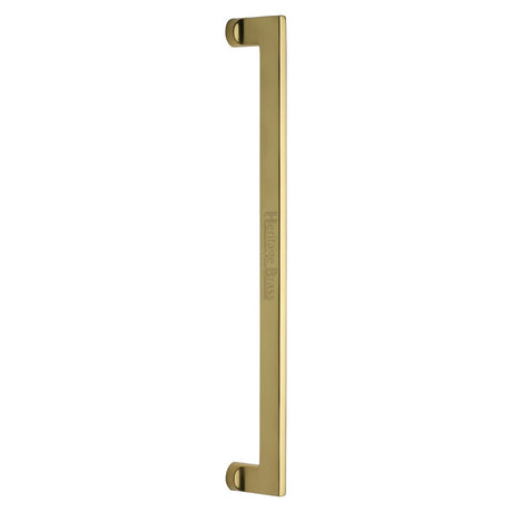 This is an image of a Heritage Brass - Door Pull Handle Apollo Design 460mm Polished Brass Finish, v4150-460-pb that is available to order from Trade Door Handles in Kendal.