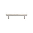 This is an image of a Heritage Brass - Cabinet Pull Stepped Design 96mm CTC Polished Nickel Finish, v4410-96-pnf that is available to order from Trade Door Handles in Kendal.