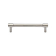 This is an image of a Heritage Brass - Cabinet Pull Phoenix Design 128mm CTC Polished Nickel Finish, v4434-128-pnf that is available to order from Trade Door Handles in Kendal.