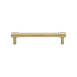 This is an image of a Heritage Brass - Cabinet Pull Phoenix Design 128mm CTC Satin Brass Finish, v4434-128-sb that is available to order from Trade Door Handles in Kendal.