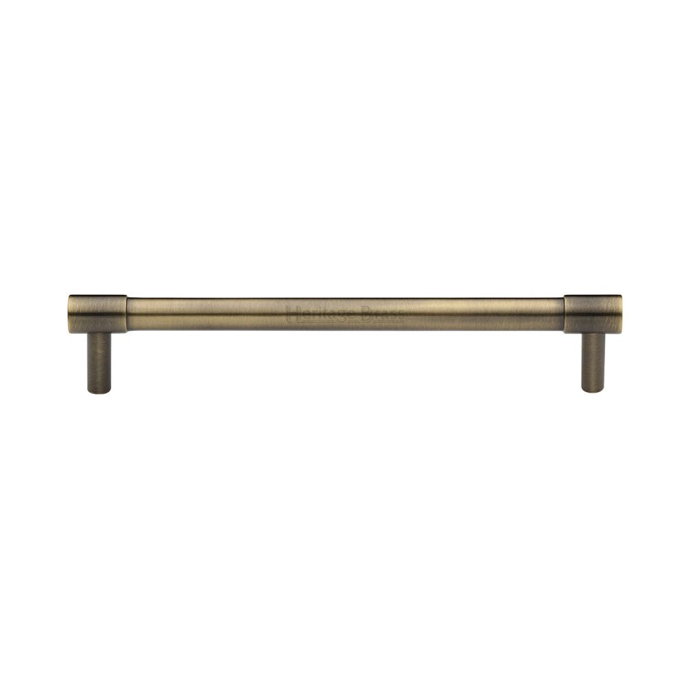 This is an image of a Heritage Brass - Cabinet Pull Phoenix Design 160mm CTC Antique Brass Finish, v4434-160-at that is available to order from Trade Door Handles in Kendal.