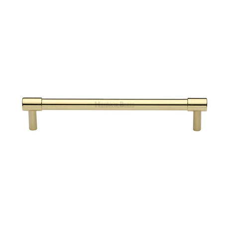 This is an image of a Heritage Brass - Cabinet Pull Phoenix Design 160mm CTC Polished Brass Finish, v4434-160-pb that is available to order from Trade Door Handles in Kendal.