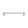 This is an image of a Heritage Brass - Cabinet Pull Phoenix Design 160mm CTC Polished Nickel Finish, v4434-160-pnf that is available to order from Trade Door Handles in Kendal.