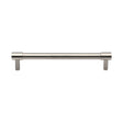 This is an image of a Heritage Brass - Cabinet Pull Phoenix Design 160mm CTC Satin Nickel Finish, v4434-160-sn that is available to order from Trade Door Handles in Kendal.