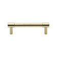 This is an image of a Heritage Brass - Cabinet Pull Phoenix Design 96mm CTC Polished Brass Finish, v4434-96-pb that is available to order from Trade Door Handles in Kendal.