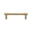 This is an image of a Heritage Brass - Cabinet Pull Phoenix Design 96mm CTC Satin Brass Finish, v4434-96-sb that is available to order from Trade Door Handles in Kendal.