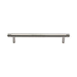 This is an image of a Heritage Brass - Cabinet Pull Contour Design 160mm CTC Polished Nickel Finish, v4446-160-pnf that is available to order from Trade Door Handles in Kendal.