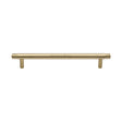 This is an image of a Heritage Brass - Cabinet Pull Contour Design 160mm CTC Satin Brass Finish, v4446-160-sb that is available to order from Trade Door Handles in Kendal.