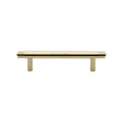 This is an image of a Heritage Brass - Cabinet Pull Contour Design 96mm CTC Polished Brass Finish, v4446-96-pb that is available to order from Trade Door Handles in Kendal.