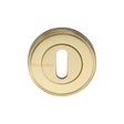 This is an image of a Heritage Brass - Key Escutcheon Satin Brass Finish, v5000-sb that is available to order from Trade Door Handles in Kendal.