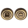 This is an image of a Heritage Brass - Thumbturn & Emergency Release Antique Brass Finish, v6720-at that is available to order from Trade Door Handles in Kendal.