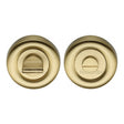 This is an image of a Heritage Brass - Thumbturn & Emergency Release Satin Brass Finish, v6720-sb that is available to order from Trade Door Handles in Kendal.