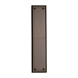 This is an image of a Heritage Brass - Fingerplate 282 x 63mm - Matt Bronze Finish, v743-mb that is available to order from Trade Door Handles in Kendal.