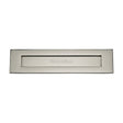 This is an image of a Heritage Brass - Letterplate 13" x 3" Polished Nickel Finish, v850-330-pnf that is available to order from Trade Door Handles in Kendal.