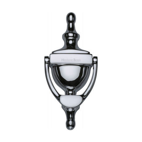 This is an image of a Heritage Brass - Urn Knocker 6" Polished Chrome Finish, v910-152-pc that is available to order from Trade Door Handles in Kendal.