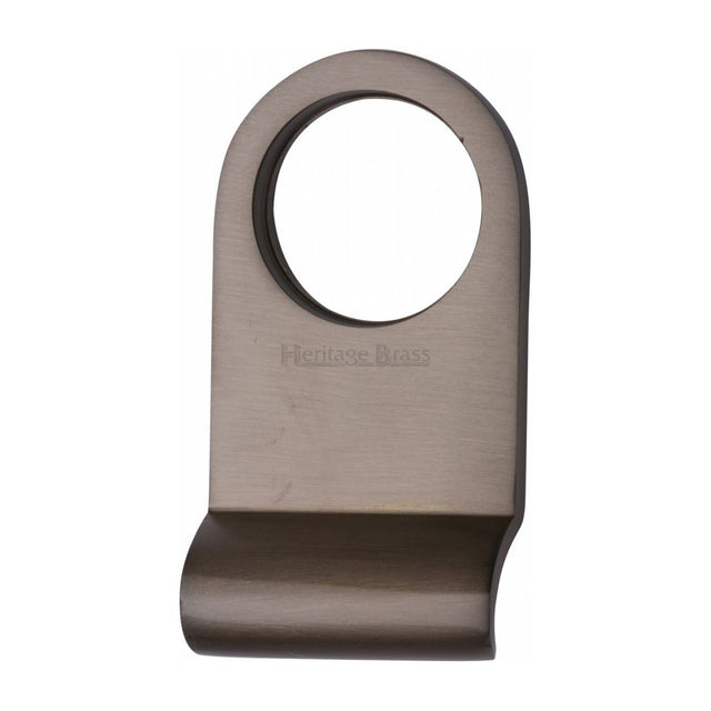 This is an image of a Heritage Brass - Round Cylinder Pull Matt Bronze Finish, v930-mb that is available to order from Trade Door Handles in Kendal.