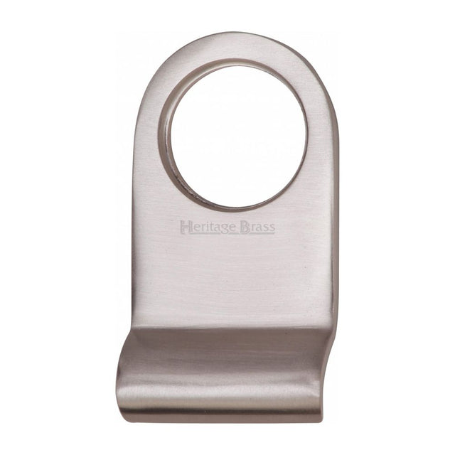 This is an image of a Heritage Brass - Round Cylinder Pull Satin Nickel Finish, v930-sn that is available to order from Trade Door Handles in Kendal.