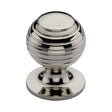 This is an image of a Heritage Brass - Cabinet Knob Beehive Design 32mm Polished Nickel Finish, v976-32-pnf that is available to order from Trade Door Handles in Kendal.