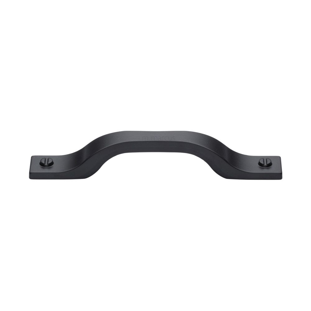 This is an image of a M.Marcus - Bureau Kitchen Cabinet Pull Handle Black Matt Finish, vf078-128160-bl that is available to order from Trade Door Handles in Kendal.