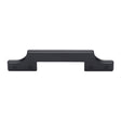 This is an image of a M.Marcus - Detroit Kitchen Cabinet Pull Handle Black Matt Finish, vf085-128-blk that is available to order from Trade Door Handles in Kendal.