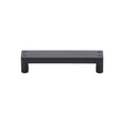 This is an image of a M.Marcus - Cabin Kitchen Cabinet Pull Handle Black Matt Finish, vf087-128-blk that is available to order from Trade Door Handles in Kendal.