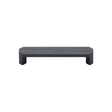 This is an image of a M.Marcus - Canyon Kitchen Cabinet Pull Handle Black Matt Finish, vf088-128-blk that is available to order from Trade Door Handles in Kendal.