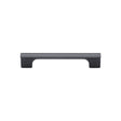 This is an image of a M.Marcus - Vault Pull Handle 128mm Black Matt Finish, vf102-128-blk that is available to order from Trade Door Handles in Kendal.