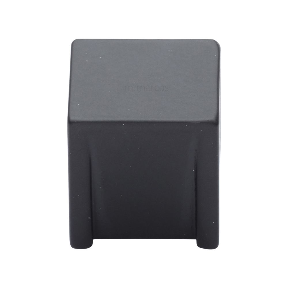 This is an image of a M.Marcus - Podium Cabinet Knob Black Matt Finish, vf359-22-blk that is available to order from Trade Door Handles in Kendal.