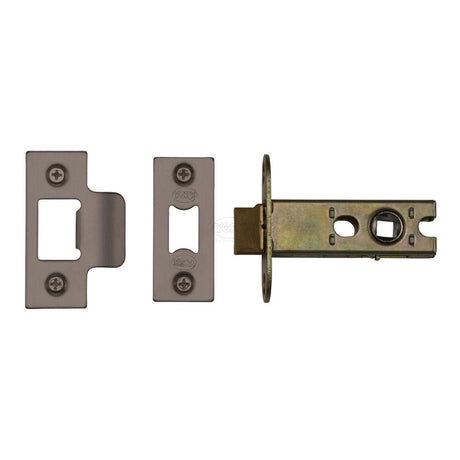 This is an image of a York - Architectural Tubular Latch 2 1/2" Matt Bronze Finish, ykal2-mb that is available to order from Trade Door Handles in Kendal.
