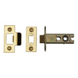 This is an image of a York - Architectural Tubular Latch 2 1/2" Polished Brass Finish, ykal2-pb that is available to order from Trade Door Handles in Kendal.