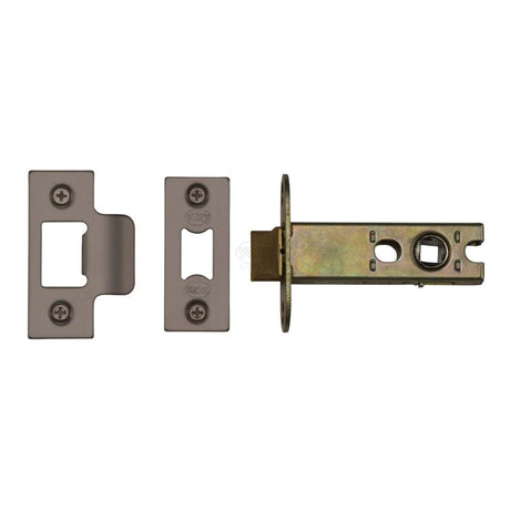 This is an image of a York - Architectural Tubular Latch 3" Matt Bronze Finish, ykal3-mb that is available to order from Trade Door Handles in Kendal.
