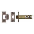 This is an image of a York - Architectural Tubular Latch 4" Matt Bronze Finish, ykal4-mb that is available to order from Trade Door Handles in Kendal.