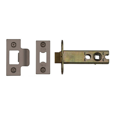 This is an image of a York - Architectural Tubular Latch 4" Matt Bronze Finish, ykal4-mb that is available to order from Trade Door Handles in Kendal.